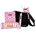 Ah Goo Baby Pacifier Clip, Easy & Quick Velcro Attachment, Charleston Pattern