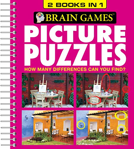 Brain Games - Picture Puzzles: 2 books in 1 by Publications International Ltd.