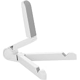 Caeithyo FoldableTablet Phone Stand Holder Portable Monitor Light Weight,iPad for Desk Adjustable Height,Compact Design, Travel Easy Storage, Compatible with MosTablets Kindle Fire and Smart Phones