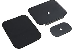 Monitor Mount Reinforcement Plate for Fragile Tabletops Steel Bracket Fits Most Monitor Stand C-Clamp Installation Metal Glas