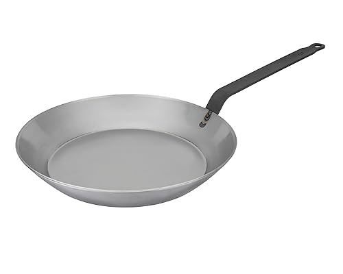 Matfer Bourgeat Black Carbon Steel Frying Pan, 12 5/8"