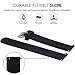 QGHXO Band for Garmin VivoActive 3, Soft Silicone Replacement Watch Band for Garmin VivoActive 3 / Garmin Vivoactive 3 Music/Garmin Forerunner 645 Music (5PCS Bands-Girl, Large)