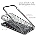 BENTOBEN Case for iPhone Xs 2018, iPhone X Case, iPhone 10 Case 2017, Slim Clear 2 in 1 Dual Layer Soft Hybrid TPU Hard PC Phone Protective Case Shockproof Drop Protection Phone Cover – Black
