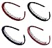 STHUAHE4PC Multicolor Protection Resin Teeth Comb Hair Hoop Hairband Headband Hair Accessories by Beauty hair (4 color)