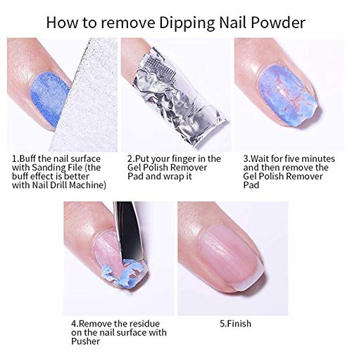 NICOLE DIARY Dip Powder Nail Kit Starter 10 Colors Red Black Glitter