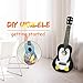 DIY Ukulele Kit Make Your Own Concert Ukulele 21in Soprano Hawaii Ukulele Kit with Installation Tools