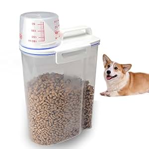 Pet Supplies : TIOVERY Pet Food Plastic Storage Container