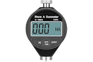 Shore A Durometer Hardness Tester, 100HD A Digital Durometer Shore Rubber Hardness Tester with LCD Display Meter