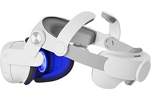 VIDPPLUING Head Strap for Meta/Oculus Quest 3, Comfort Elite Strap for Quest 3 Accessories, VR Headset Enhanced Support & Balance Weight