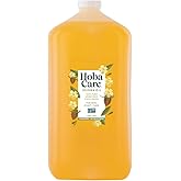 HobaCare Bulk Jojoba Oil - 100% Pure Hexane Free Unrefined Carrier Oil for Soap Making, Hair, Face, Beard, Scalp, Skincare Spa - Natural, Vegan, Long Shelf Life (128 oz Gallon)