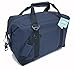 Polar Bear Coolers - Original Nylon Soft Cooler Bag - Insulated Leak Proof Beach Cooler Bag, Small Thermal Bags for Travel - Heavy Duty & Portable - Sweat Proof Picnic Carrier - Navy, 24 Pack