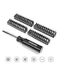 WORKPRO Juego de herramientas mecánicas de 320 piezas, juego de enchufes profesionales con caja resistente