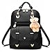 Soft Leather Backpack Lovely Schoolbag Shoulder Bag Sports Knapsack for Women