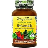 MegaFood, Men's One Daily, Daily Multivitamin and Mineral Dietary Supplement with Vitamins B, D and Zinc, Non-GMO, Vegetarian, 30 Tablets (30 Servings) (FFP)