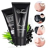 Blackhead Remover Mask (Removes Blackhead), Tezoo Black Peel off Charcoal Mask Facial Mask for Face Nose Acne Treatment Oil Control , 60 gram