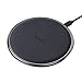 CHOETECH Wireless Charger, Qi Certified Zinc-Alloy & PU Ultra-Slim 7.5W Wireless Charging Pad Compatible with iPhone Xs/XS Max/XR/X/8/8 Plus,10W Compatible with Samsung Galaxy S9/S8/Note 9