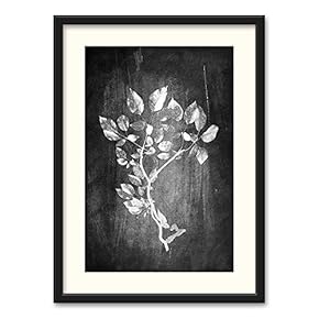 Black Paper Framed Canvas Wall Art...