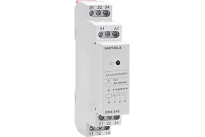GAEYAELE Intermediate Relay Auxiliary Relay 16A 3SPDT RELAYS Din Rail Switch Relay(GR8-316,AC/DC 24V)