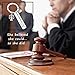 Eigso Lawyer Gift Scales of Justice Lawyer Keychain Jewelry Law School Graduation Gift