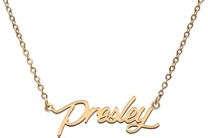 GR859C Name Tag Necklaces for Her His Friends Familys Relationship Memory Jewelry Gift