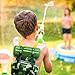 Nai-B Milistar Water Gun Backpack for Kids and Toddlers, Super Soaker Squirt Gun, Water Blaster and Shooter Toy [Forest]