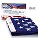 ANLEY EverStrong Series American Flag 2x3 Foot Heavy Duty - Embroidered Stars and Sewn Stripes - 4 Rows of Lock Stitching - US National Banner Flags with Brass Grommets 2 X 3 Ft