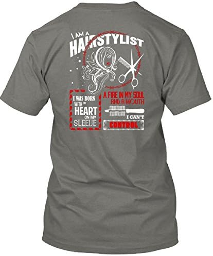 Tee Bon Hair Stylist T Shirt, My Heart On My Sleeve T Shirt