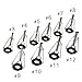 Anglerbasics Fishing Rod Guide Tip Repair Kit rod part Fishing_USA (80 PCS)