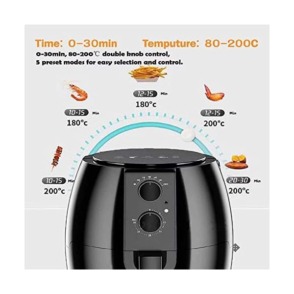 RUXINGGU-Air-Fryer-with-Fast-air-Circulation-System-Using-VORTX-Technology-Tower-Fryer-with-30-Minute-Timer-Temperature-Adjustable-to-45-liters RUXINGGU Air Fryer with Fast air Circulation System, Using VORTX Technology, Tower Fryer, with 30-Minute Timer, Temperature Adjustable to 4.5 liters
