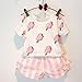 BOBORA Kids Girls Clothing Set Children Summer Style T-Shirt + Striped Bow Short Pant