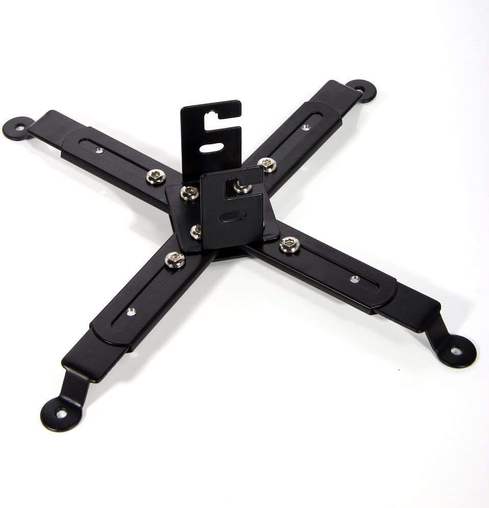 Henxlco Universal Extendable Adjustable Tilt DLP LCD Ceiling Projector Mount Bracket: Home Audio & Theater
