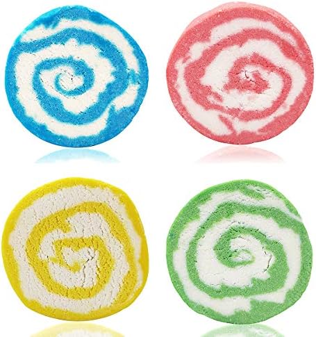 ❤ Lush Bubble Bar Gift Set with Super Rich Foam, Colorful Reusable Handmade Kid/Women Bath Bomb, Natural Solid Bubble Bath Soap with Essential Oil, Perfect Valentine Gift, Portable Travel,Pack of 4