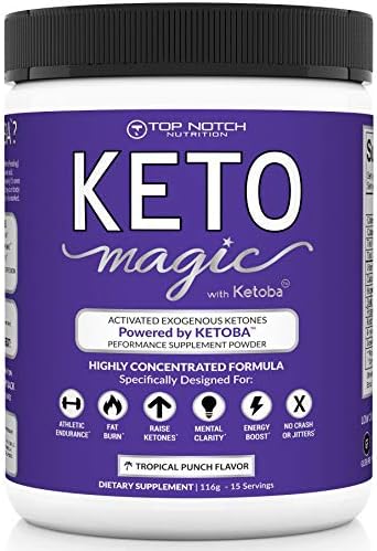 Keto Magic Exogenous Ketone Supplement Powered by Patent-Pending Blend KETOBA (BHB’s+BA) | Achieve & Stay in Ketosis & Ketogenesis | Feel Energized, Empowered, Focused & Reach Your Goals!