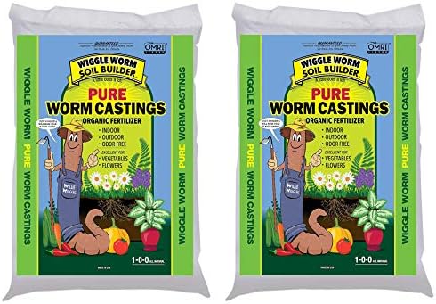 Wiggle Worm WWSB30LB Builder Worm Castings, 30 lb. Compost, Soil, 30-Pound (Twо Pаck)