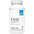 XYMOGEN B Activ Vitamin B Complex with Benfotiamine, Methylfolate, Biotin, Vitamin B6 & B12 (Methylcobalamin b12) - Energy Supplements for Adrenal & Mood Support (180 Capsules)