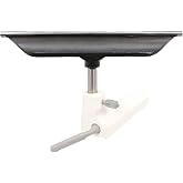 Hurricane Turning Tools, 12" Tool Rest with Hardened Steel Rod For Wood Lathe, 4" Post Length, 5/8" Diameter Post