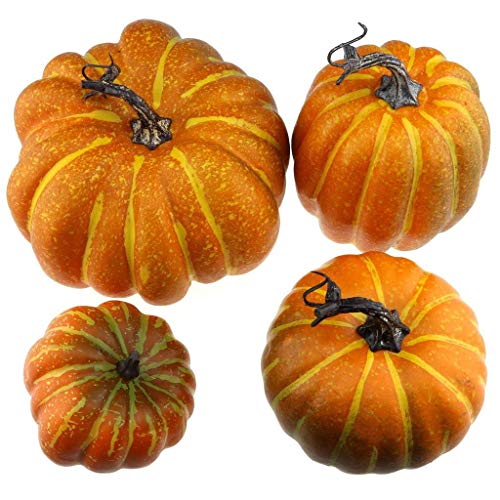 Gresorth 6pcs Fake White Pumpkins Fall Autumn Halloween Christmas Decoration | Seychelles