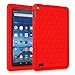 Fintie Silicone Case for Fire 7 2015 - [Honey Comb Series] Light Weight [Anti Slip] Shock Proof Protective Cover [Kids Friendly] for Amazon Fire 7 Tablet (Fire 7