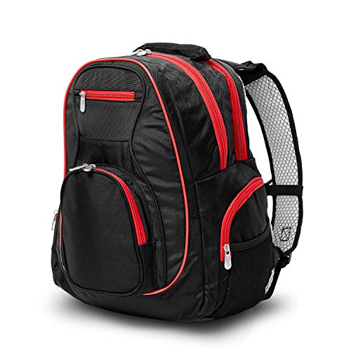 NHL Florida Panthers Colored Trim Premium Laptop Backpack - Thumbnail 2