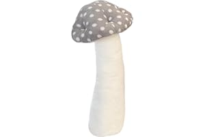 Hofun4U Mushroom Plush Pillow - 39 inch Mushroom Shaped Stuffed Long Pillow - Mushroom Stuffed Pillow - Christmas Birthday Sofa Home Decoration (Grey)