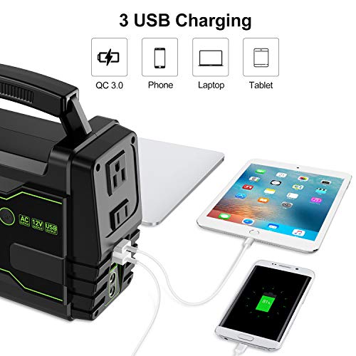 ENKEEO Power Station 155 Wh Portable Charger Lithium Backup Battery