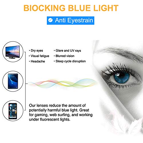 5 Blocking+Computer+WENDU+Eyestrain+Lenses+Black