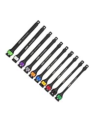 ABN 1 1 2" pulgadas Drive 8" pulgadas de largo codificados por colores Torque Limiting Juego de barra de extensión 10pc kit de herramientas 65   150 ft LB de vaso