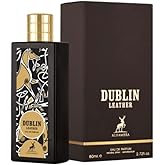 Maison Alhambra Dublin Leather Eau de Parfum 80 ml | Long Lasting Unisex Leather & Woody Fragrance | Rich Oriental Scent for Men & Women