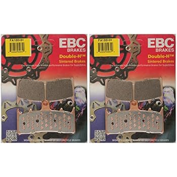 EBC Double-H Sintered Metal Brake Pads FA188HH (2 Packs - Enough for 2 Rotors)