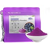 Organic Freeze-Dried Blueberry Powder - 7.05oz (200g) | 100% Whole Fruit, No Sugar or Additives | For Smoothies, Baking & Drinks | Non-GMO, Vegan. Freeze Dried Fruit Powder, Natural Fruit Extract (Blueberry)