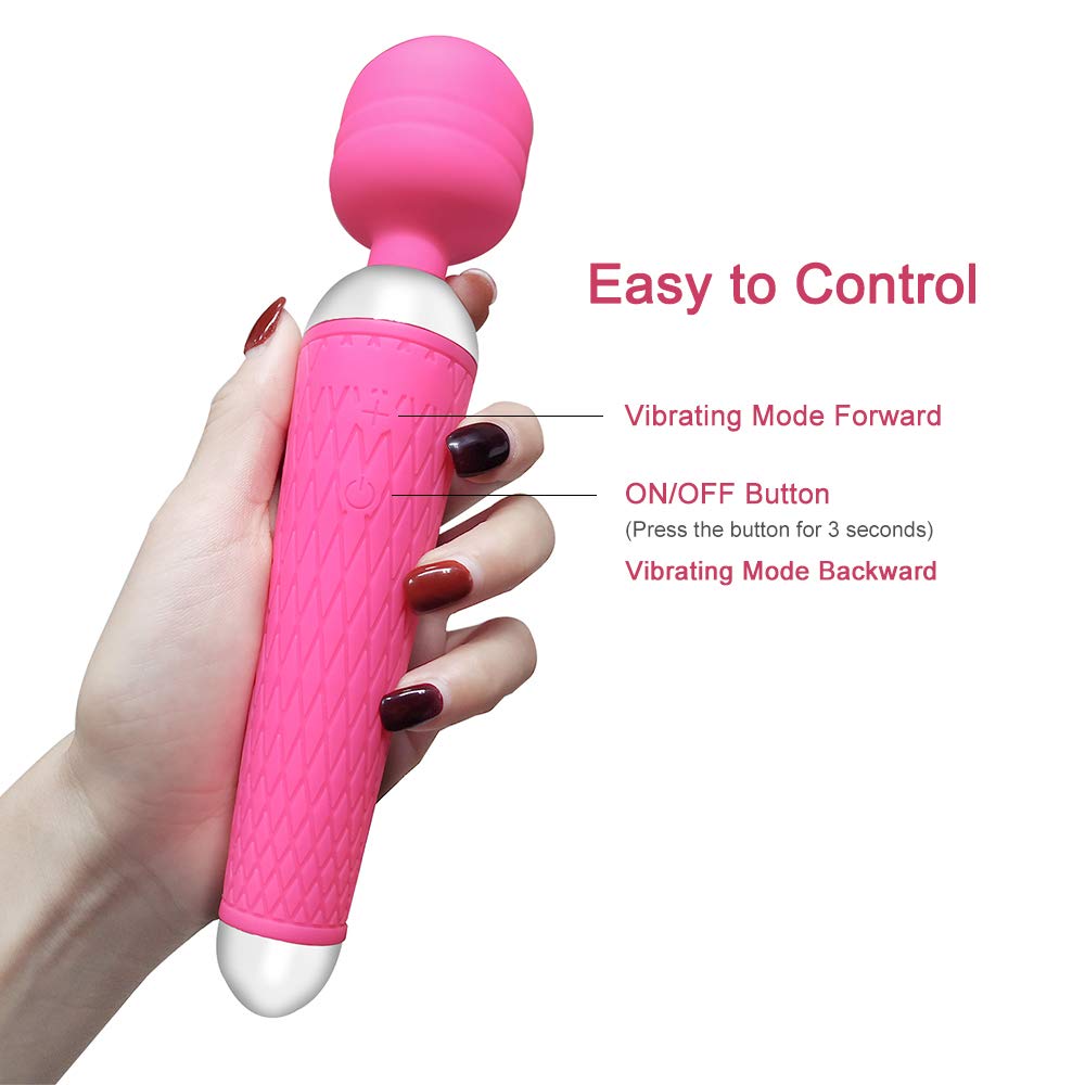 Mini Wand Massager, BOEHNER Vibrator Wand, Therapeutic Crodless Rechargeable 10x... - Juicer.Deals Mini Wand Massager, BOEHNER Vibrator Wand, Therapeutic Crodless Rechargeable 10x... - Juicer.Deals