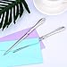 TecUnite 2 Pack Letter Opener Envelope Opener Knife Metal Letter Opening Knife, 9 Inches (Silver Color)