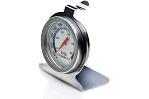 Smart Choice Oven Thermometer -100 to 600 Degrees With Easy Read Dial, gray