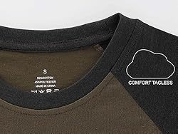 HARBETH Men's Casual Vintage Slim Fit Long Sleeve